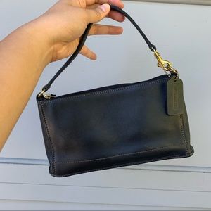 Vintage Black Coach Pouch